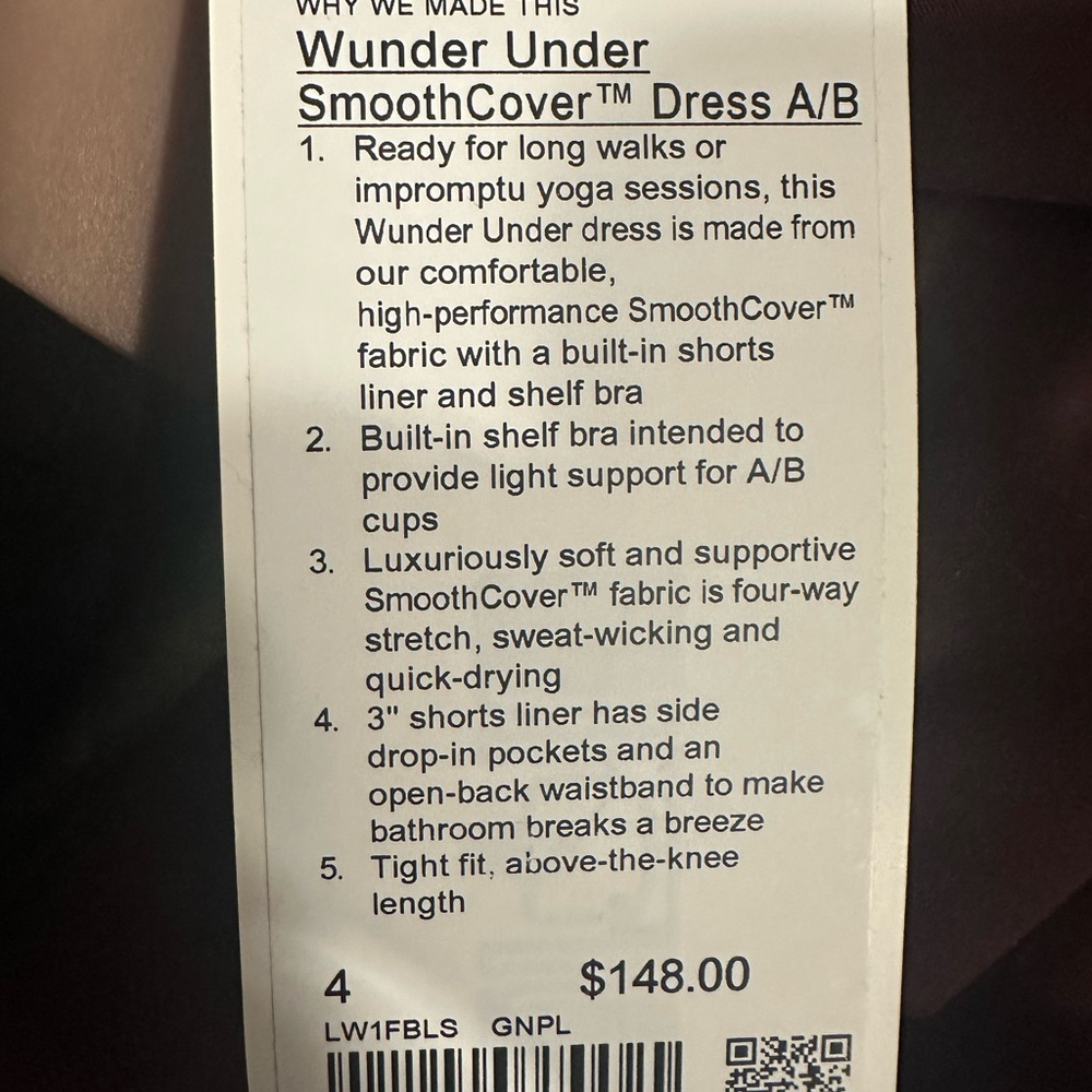 Lululemon Athletica Plum Mini Dress - Picture 3 of 6